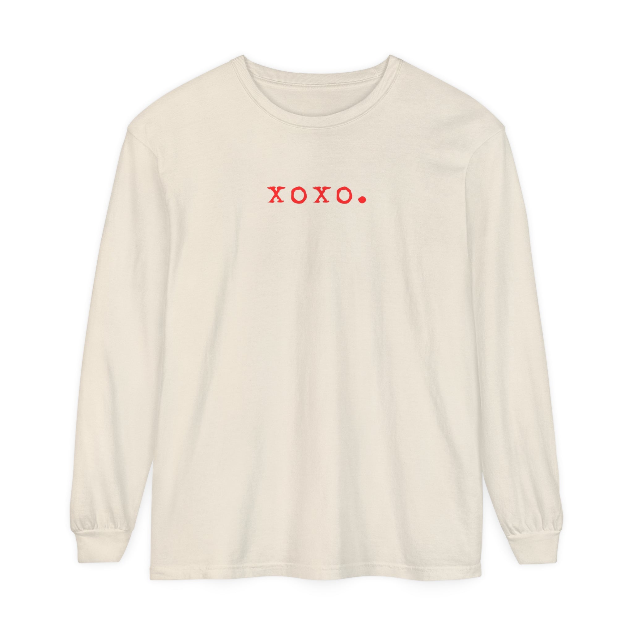 Xoxo. T-shirt | Adult Long Sleeve Tee - Tenth &amp; Pine - Long - sleeve