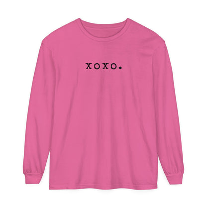 Xoxo. T-shirt | Adult Long Sleeve Tee - Tenth &amp; Pine - Long Sleeve Adult Tee