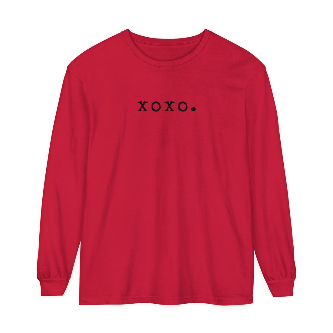 Xoxo. T-shirt | Adult Long Sleeve Tee - Tenth &amp; Pine - Long Sleeve Adult Tee