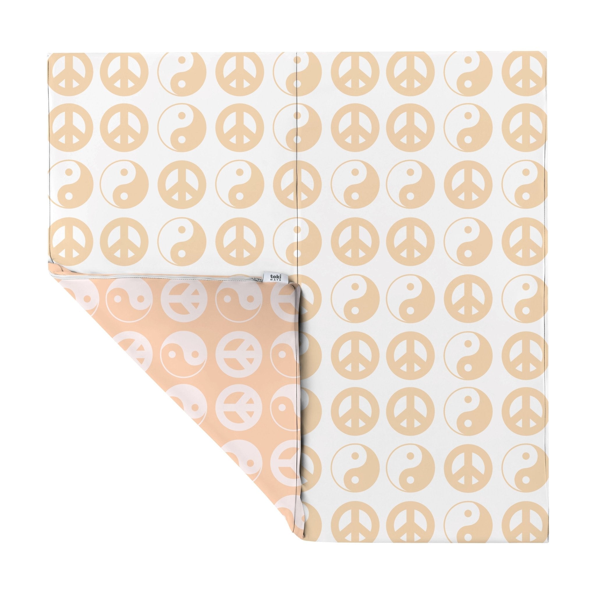 Yin Yang Vegan Leather Mat - Tenth &amp; Pine - Vegan Leather Padded Mat - Mega