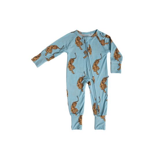 Tigers | Bamboo Zip Romper