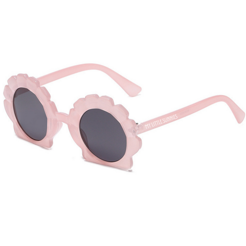 Round Seashell Sunglasses - Cloud Pink - Tenth and Pine - Organic Baby Clothes