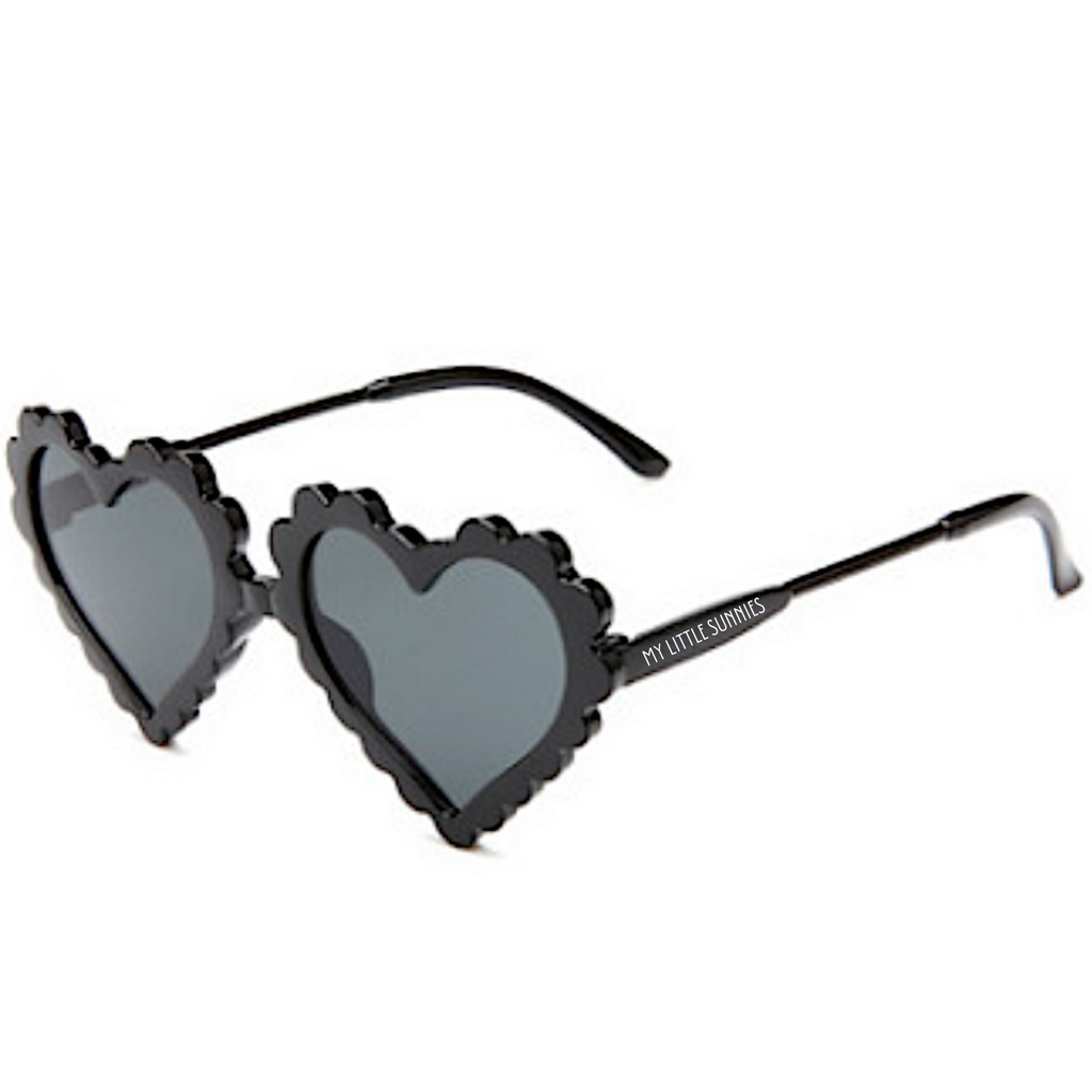 Heart Sunglasses - Black - Tenth and Pine - Organic Baby Clothes