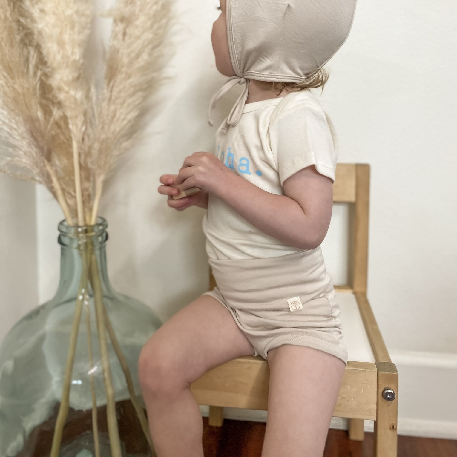 Size 5T | Bamboo Bloomers Bummies - Sand - Tenth & Pine - Bloomers - 0 - 3M
