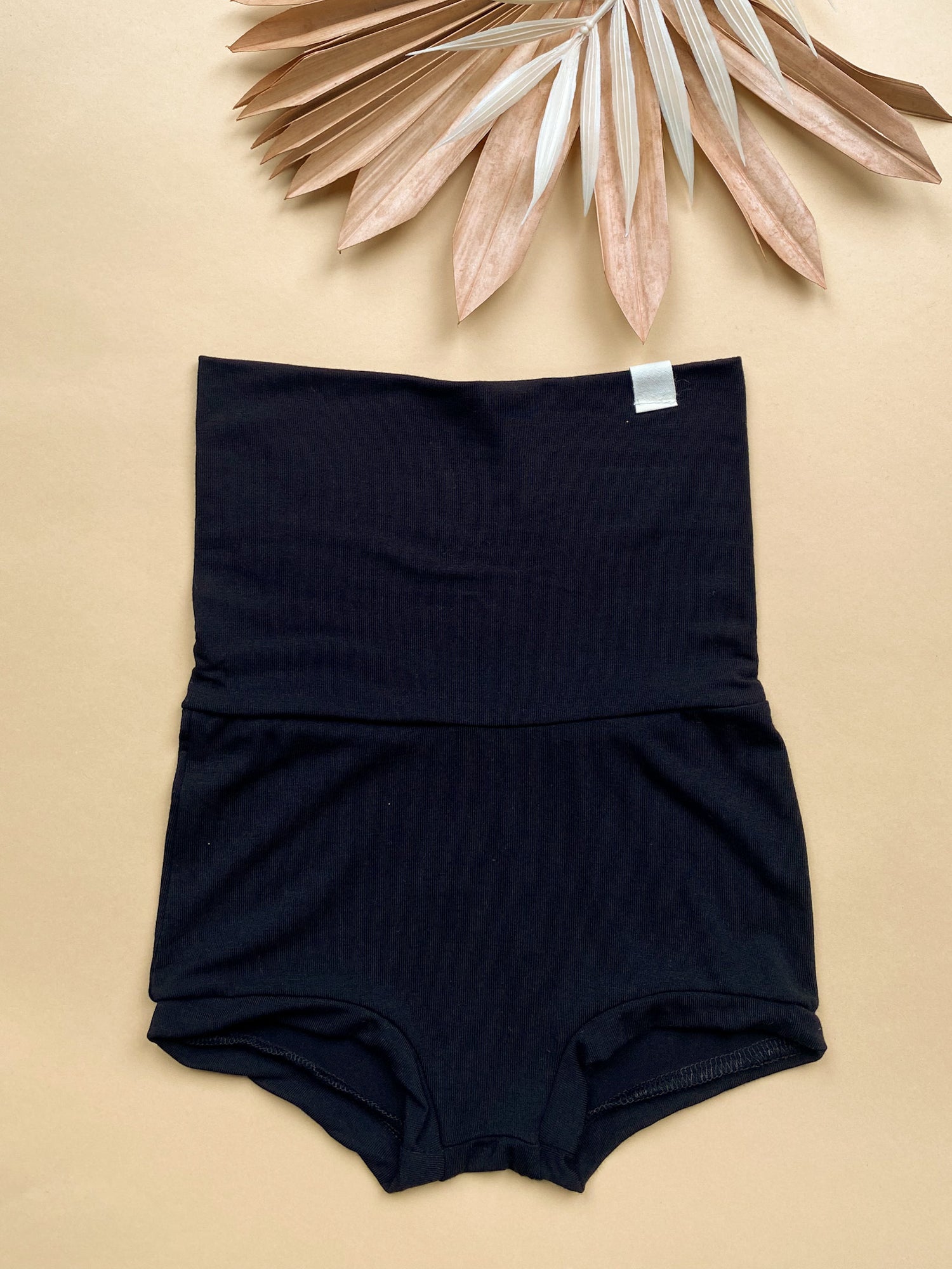 Fold Over Bloomers | Black | Luxury Bamboo