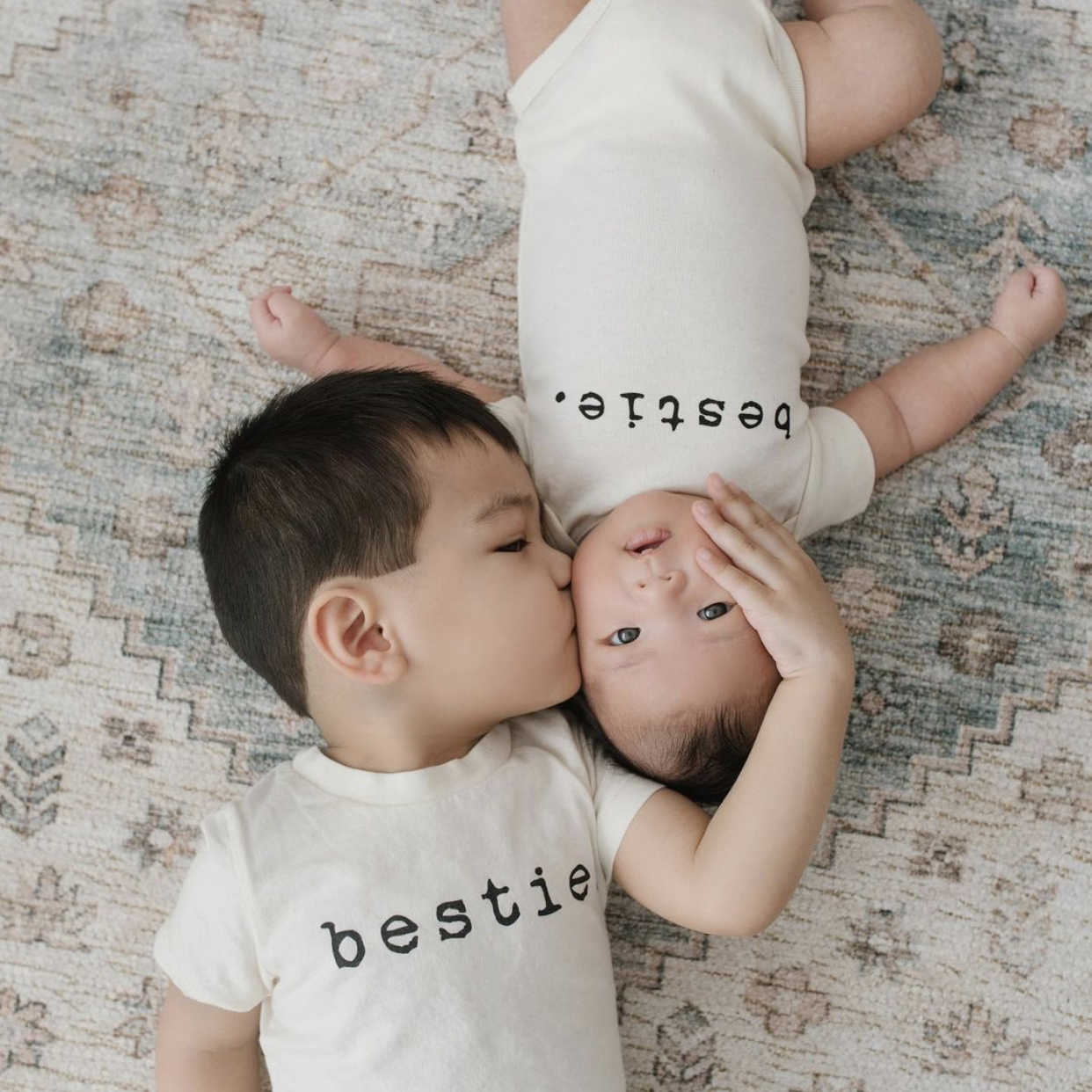 Bestie - Organic Tee - Black - Tenth and Pine - Organic Baby Clothes