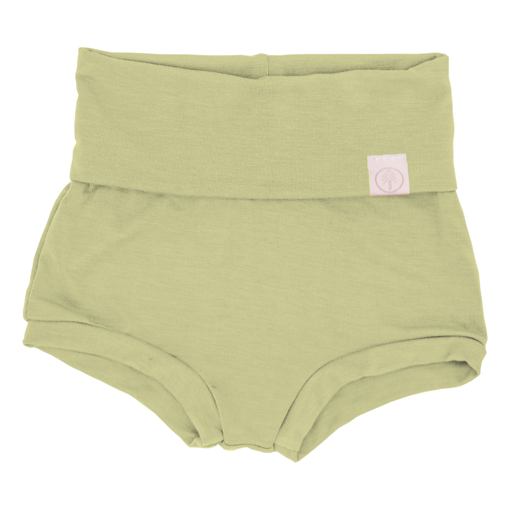 Bamboo Bloomers - Shorties - Kiwi - Tenth and Pine - Organic Baby Clothes