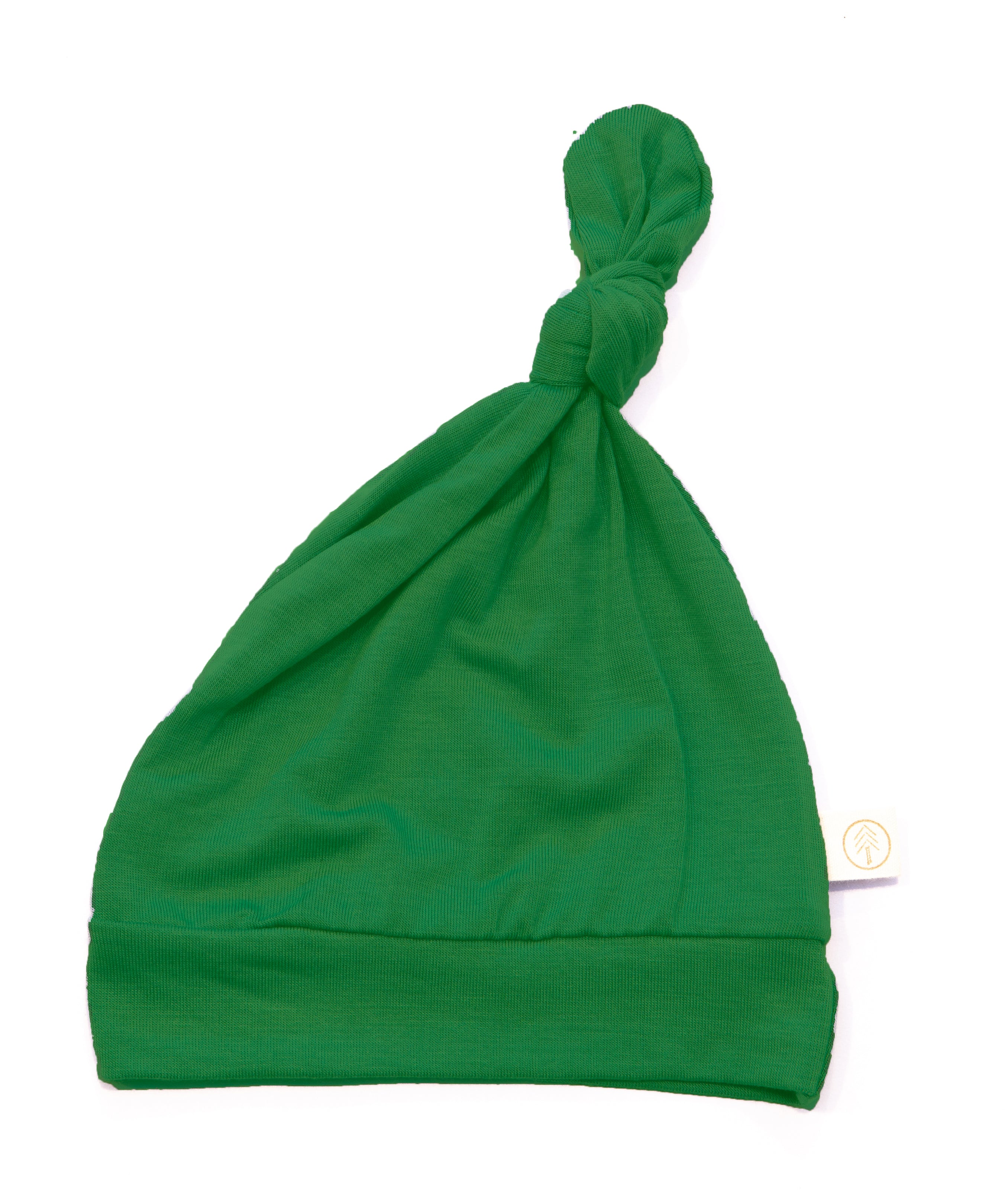 Bamboo Baby Top Knot Hat - Kelly Green - Tenth &amp; Pine