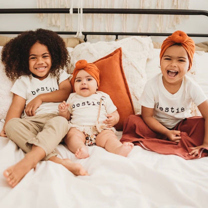 Bestie - Organic Kids Graphic T-Shirt - Tenth & Pine - Short Sleeve Tee - 12 - 18M