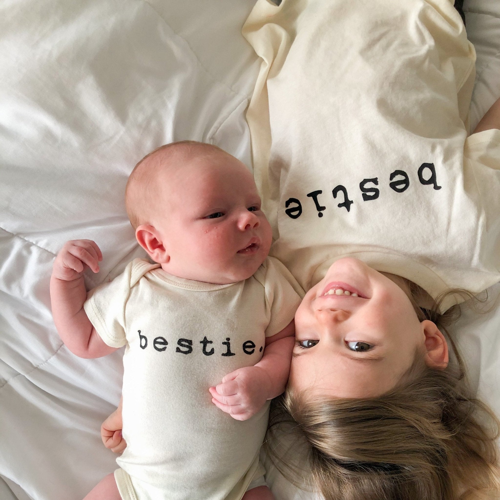 Bestie - Organic Kids Graphic T-Shirt - Tenth &amp; Pine - Short Sleeve Tee - 12 - 18M