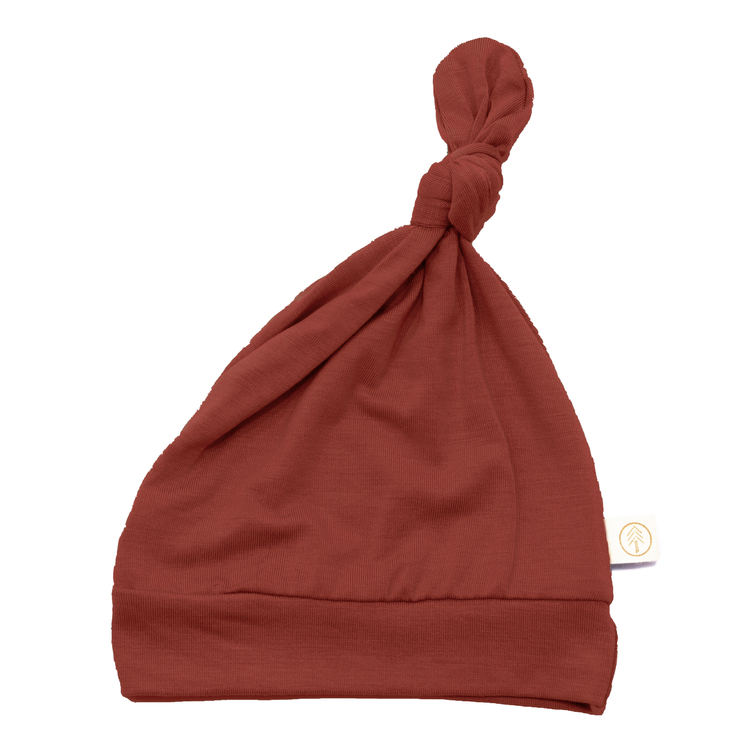 Bamboo Baby Top Knot Hat - Chestnut - Tenth and Pine - Organic Baby Clothes
