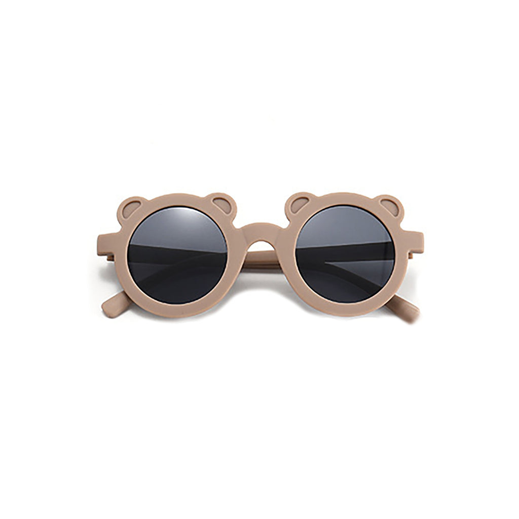 Round Bear Sunglasses - Coffee Matte - Tenth and Pine - Organic Baby Clothes