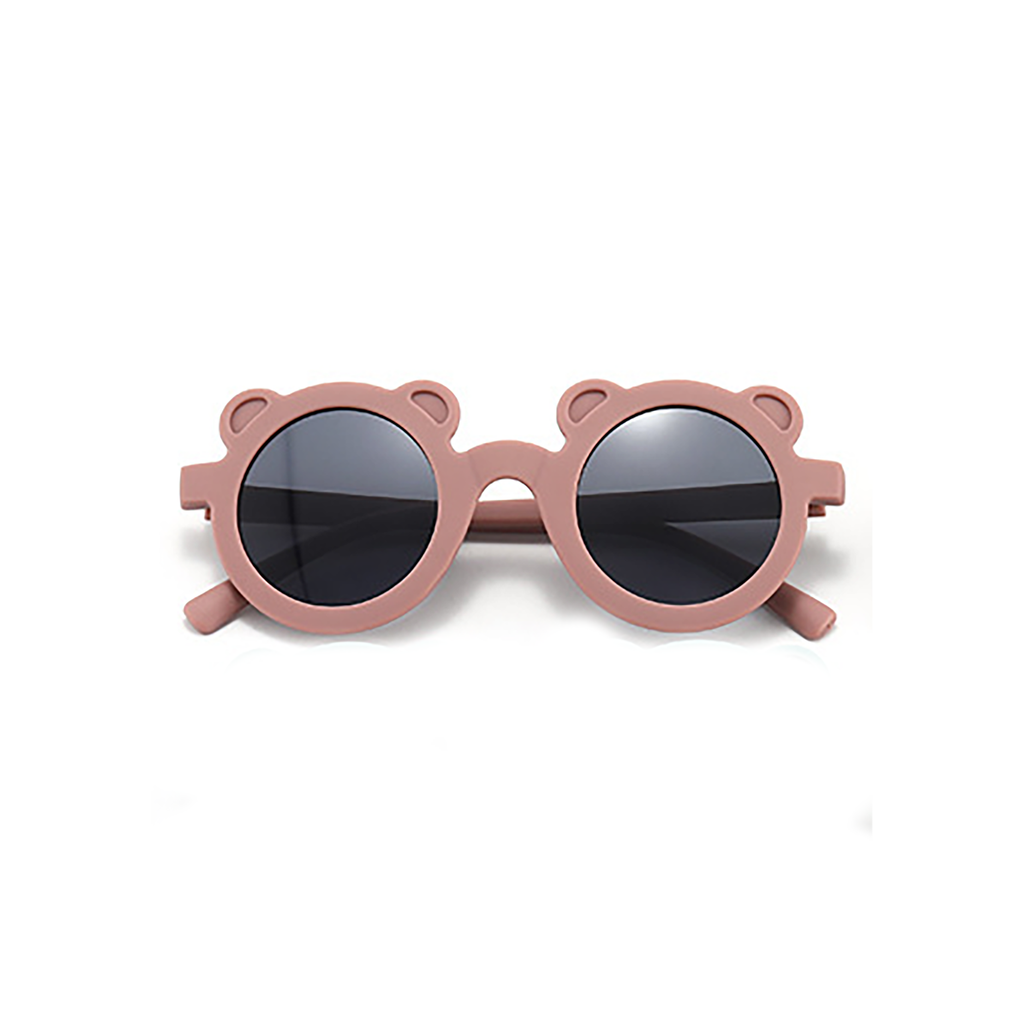 Round Bear Sunglasses - Dusty Rose Matte - Tenth and Pine - Organic Baby Clothes