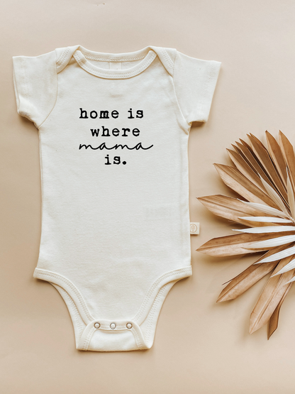 Home is Where Mama Is - Organic Cotton Bodysuit